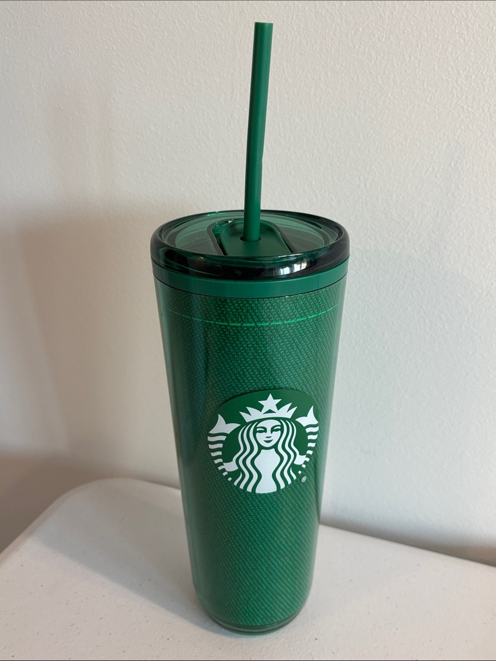 Starbucks 2024 Partner Exclusive Green Apron 24oz cup cold & hot drink tumbler